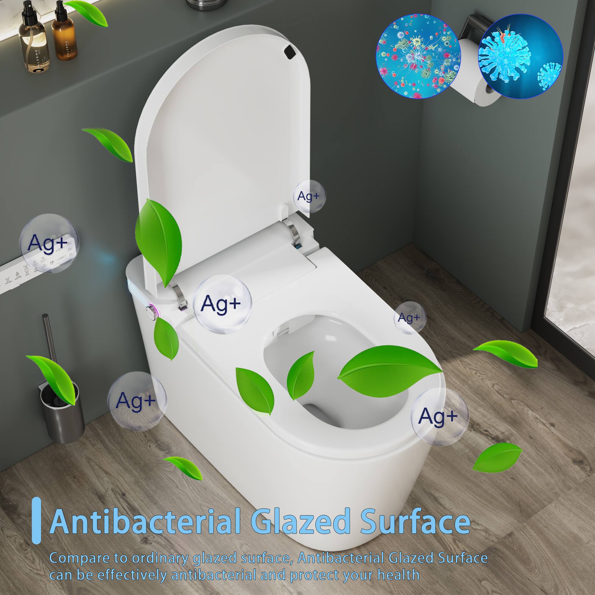 Antibacterial Glazed Surface

Compare to ordinary glazed surface, Antibacterial Glazed Surface can be effectively antibacterial and protect your health