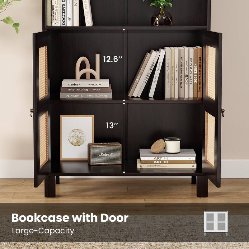 Bookcase with Door  
Large-Capacity