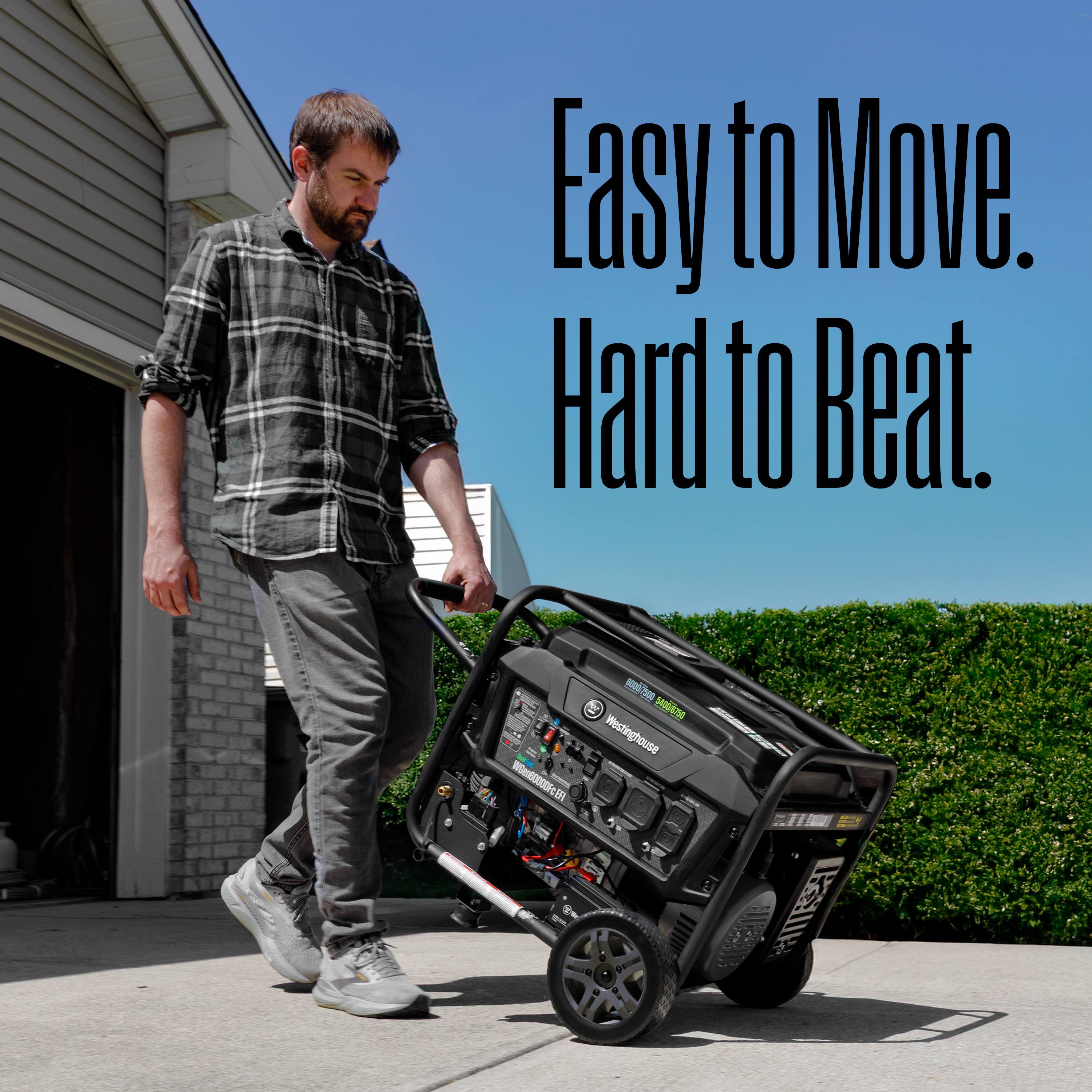 Easy to Move. Hard to Beat.

8000/7500 54006750 Westinghouse WSen60000FcEFI