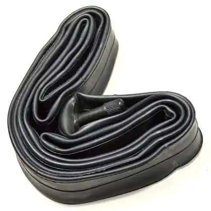 Front. HQRP - 26-inch Bicycle Inner Tube 1.75-2.125, Schrader Valve Replacement for Trek Schwinn Giant Mongoose - Black.