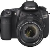 Front. Canon - EOS 60D DSLR Camera with 18-135mm IS Lens - Black.