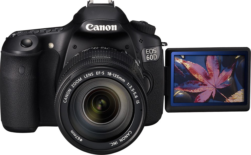 Schuldig weten Fantasie Best Buy: Canon EOS 60D DSLR Camera with 18-135mm IS Lens Black 4460B004