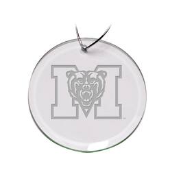 Jardine - Mercer Bears 3'' Round Glass Ornament - Multicolor