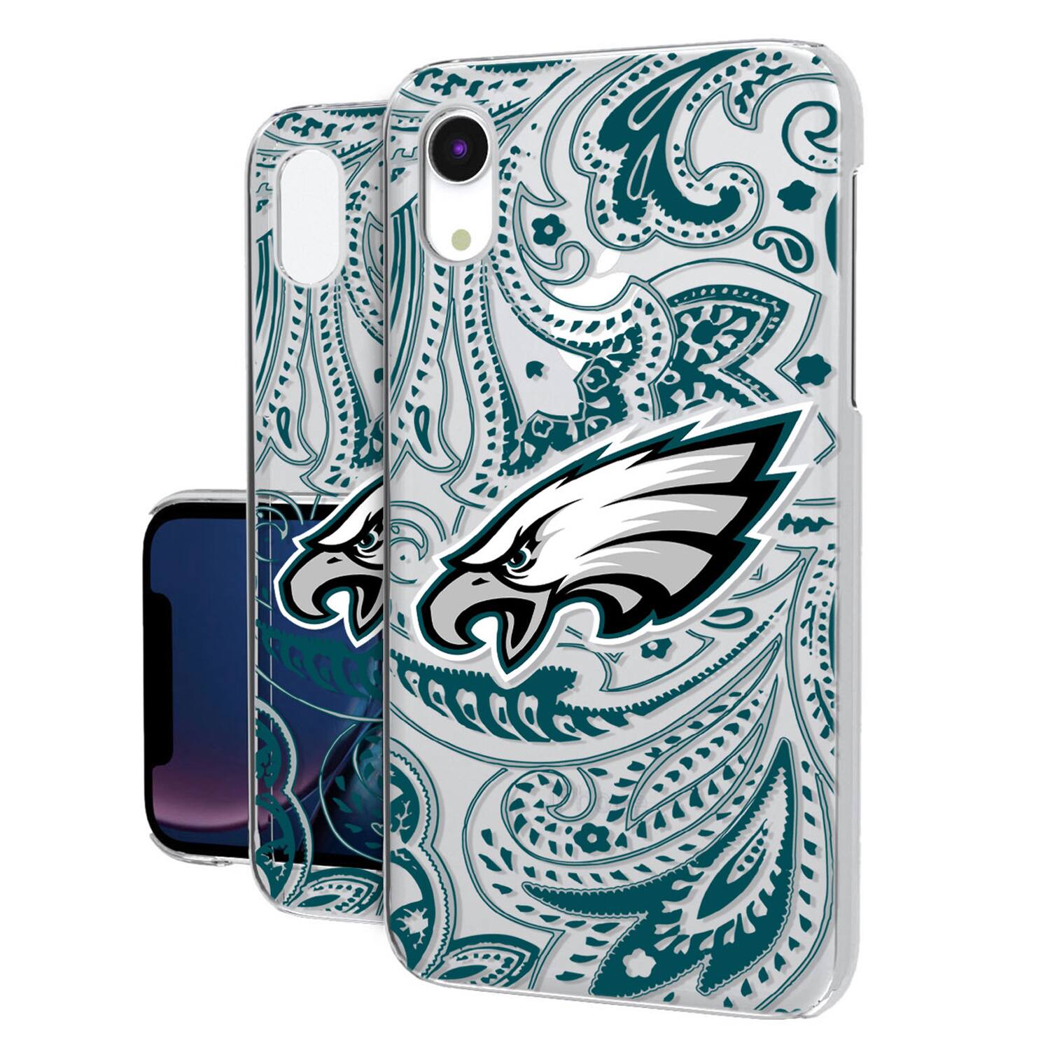 Keyscaper - NFL - Philadelphia Eagles iPhone Clear Paisley Design Case - 15 Plus - Multicolor price history on PriceWatchPro