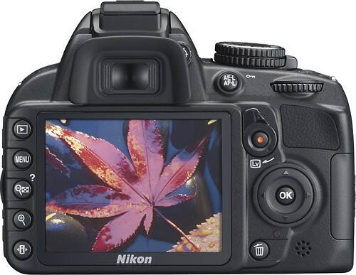 Best Buy: Nikon D3100 DSLR Camera with 18-55mm VR Lens Black 25472