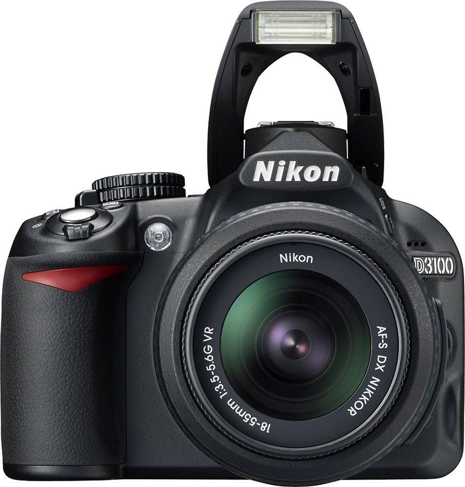 カメラ デジタルカメラ Nikon D3100 DSLR Camera with 18-55mm VR Lens  - Best Buy