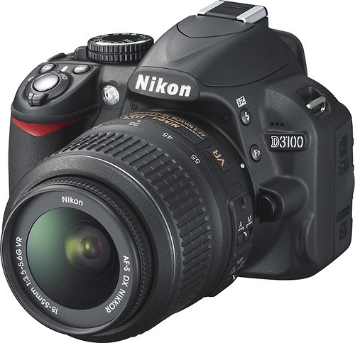カメラ デジタルカメラ Best Buy: Nikon D3100 DSLR Camera with 18-55mm VR Lens Black 25472