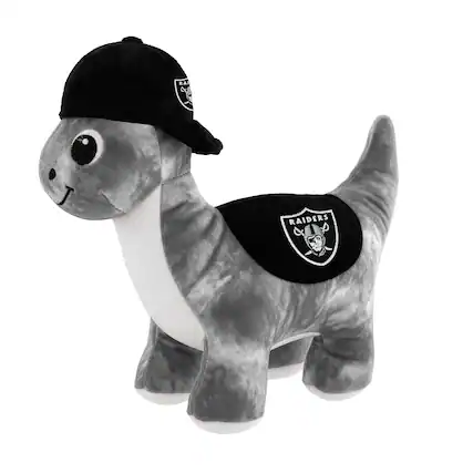 Front. Sporticulture - Las Vegas Raiders Huddle Plush Fanasaur - Multicolor.