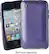 Angle Standard. Riot Outfitters - Gel Shell Case for 4th-Generation Apple® iPod® touch - Purple Diamond.