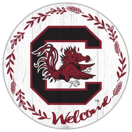 Fan Creations - South Carolina Gamecocks 12" Welcome Circle Sign - Multicolor