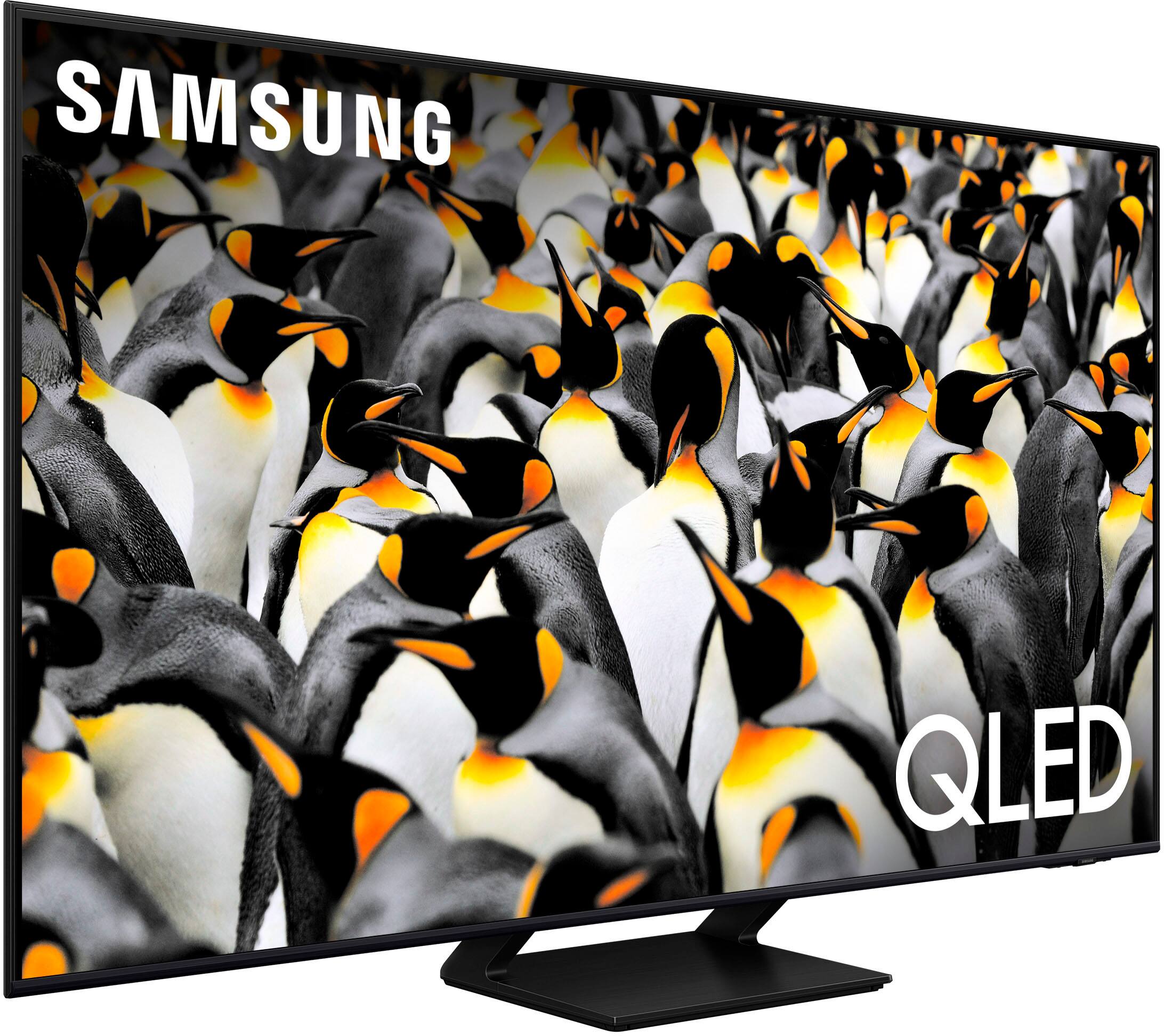 Samsung 75" Q70D Series LED 4K Smart TV front and back view