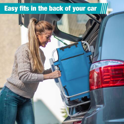 Easy fits in the back of your car