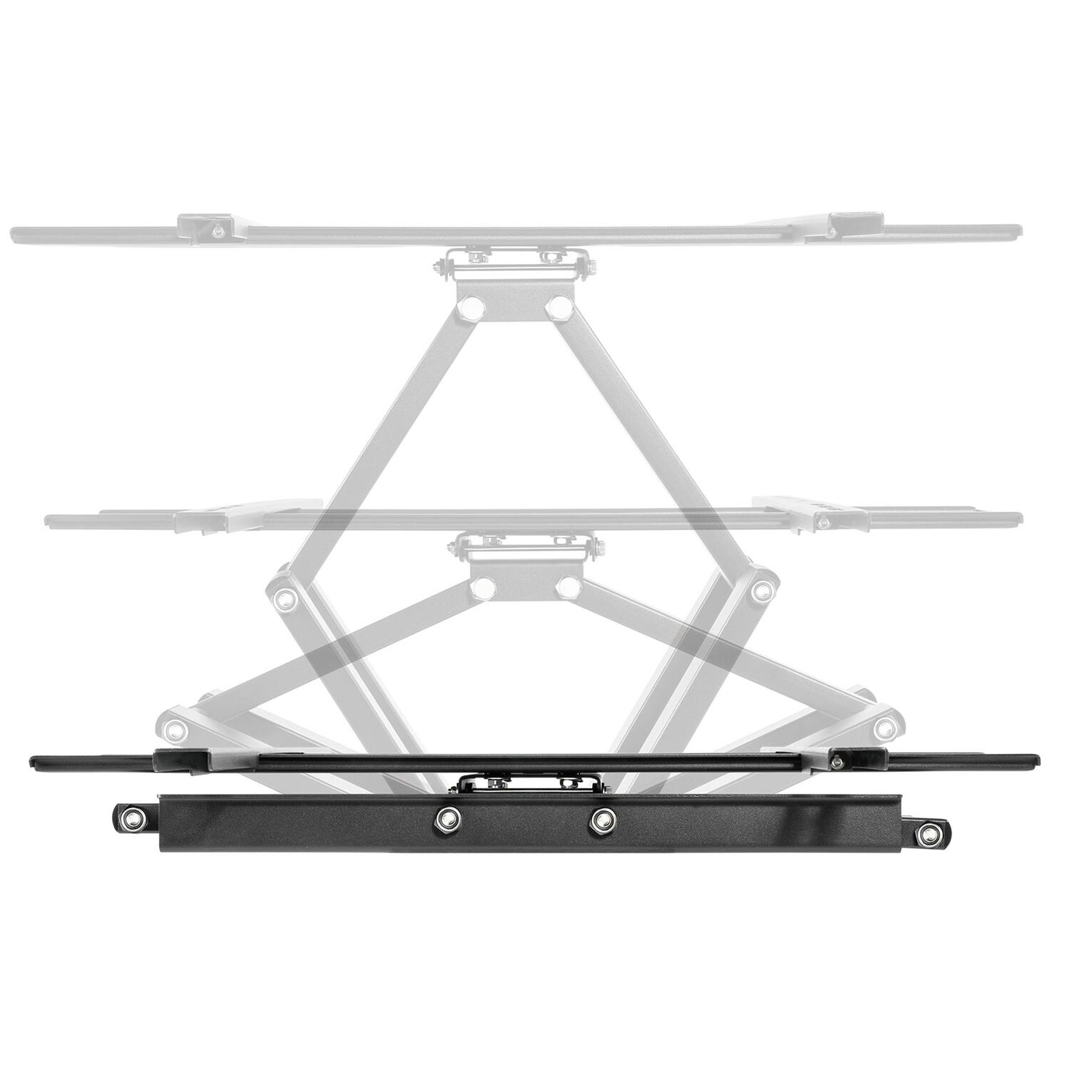 Alt View 8. Manhattan - Full-Motion TV Wall Mount for 37" to 86" TVs, 600 x 400 Max VESA, Holds up to 110 Lbs, Outdoor - Black.