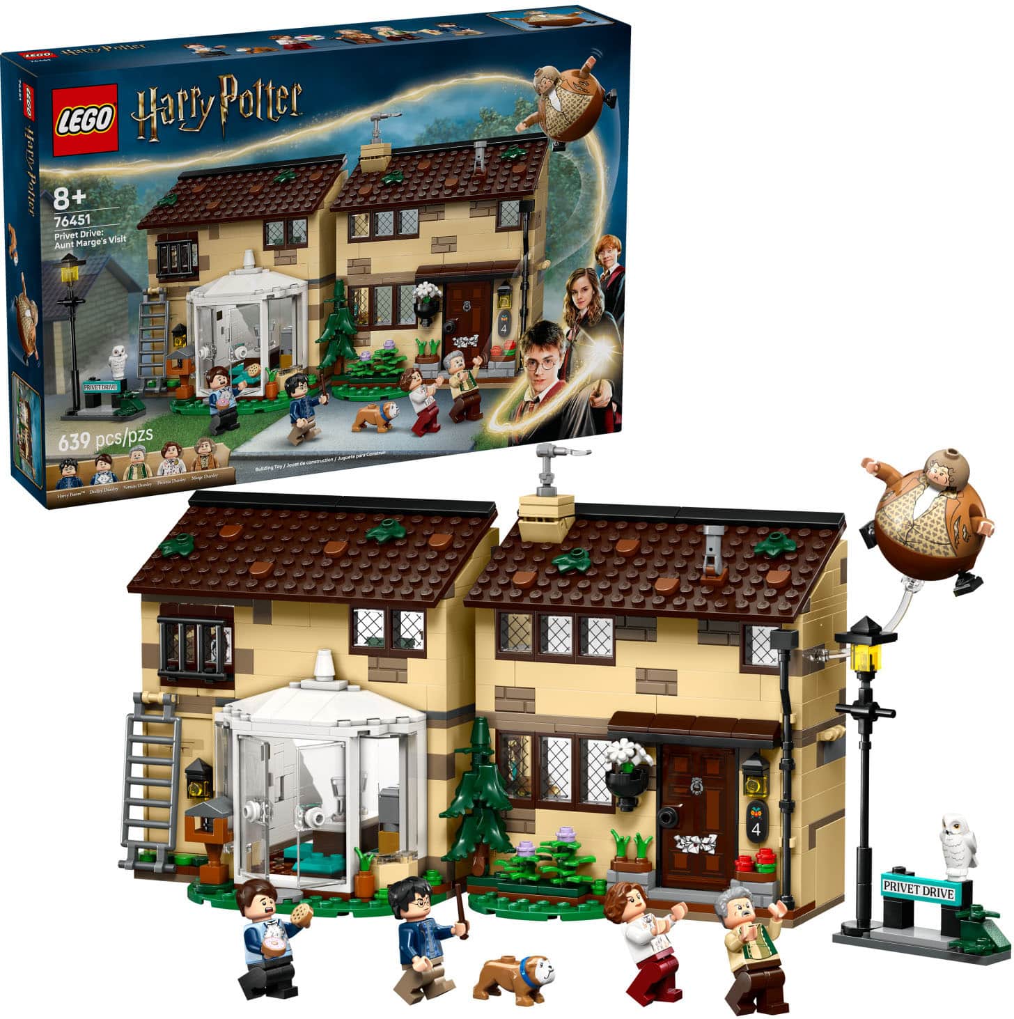 LEGO - Harry Potter Privet Drive: Aunt Marge’s Visit 76451 - Front_Zoom