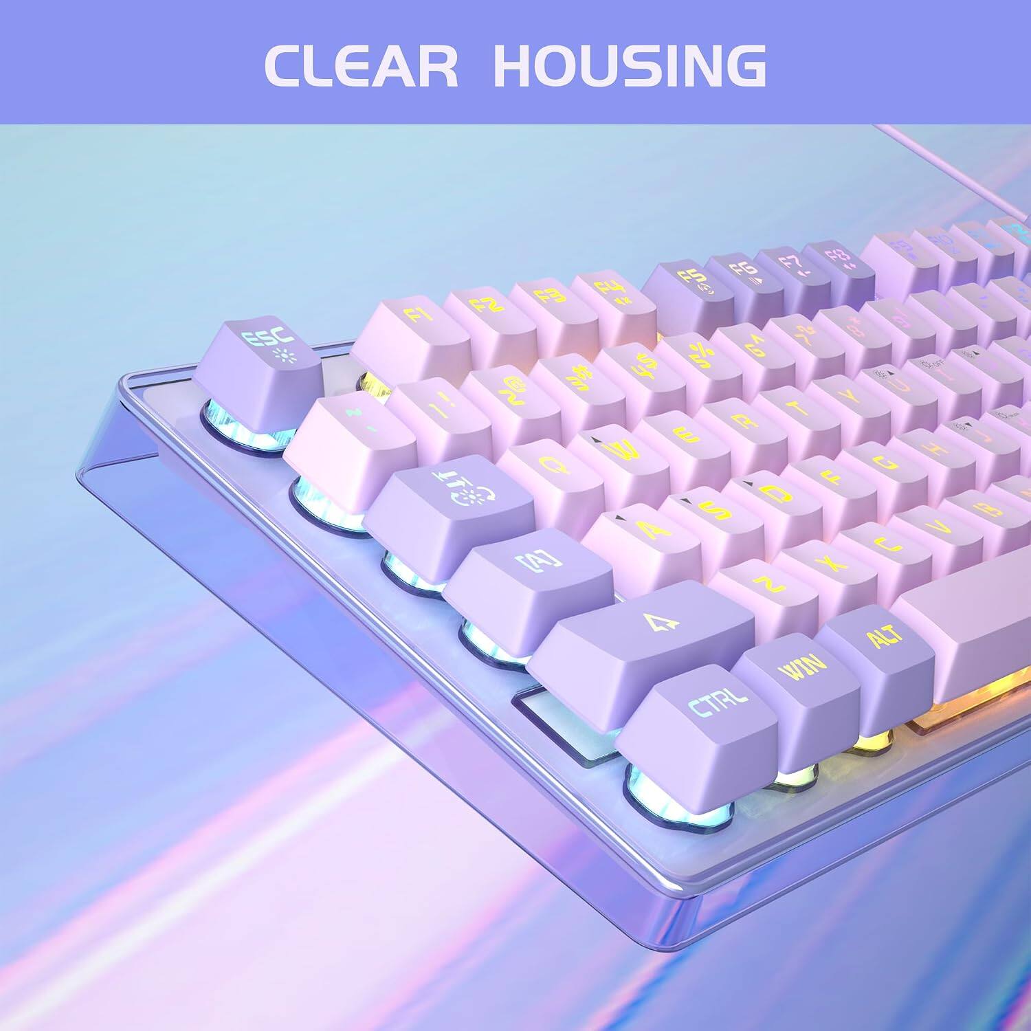 Bundle Core Tech 104 Key Wired Membrane Gaming Keyboard and Optical ...