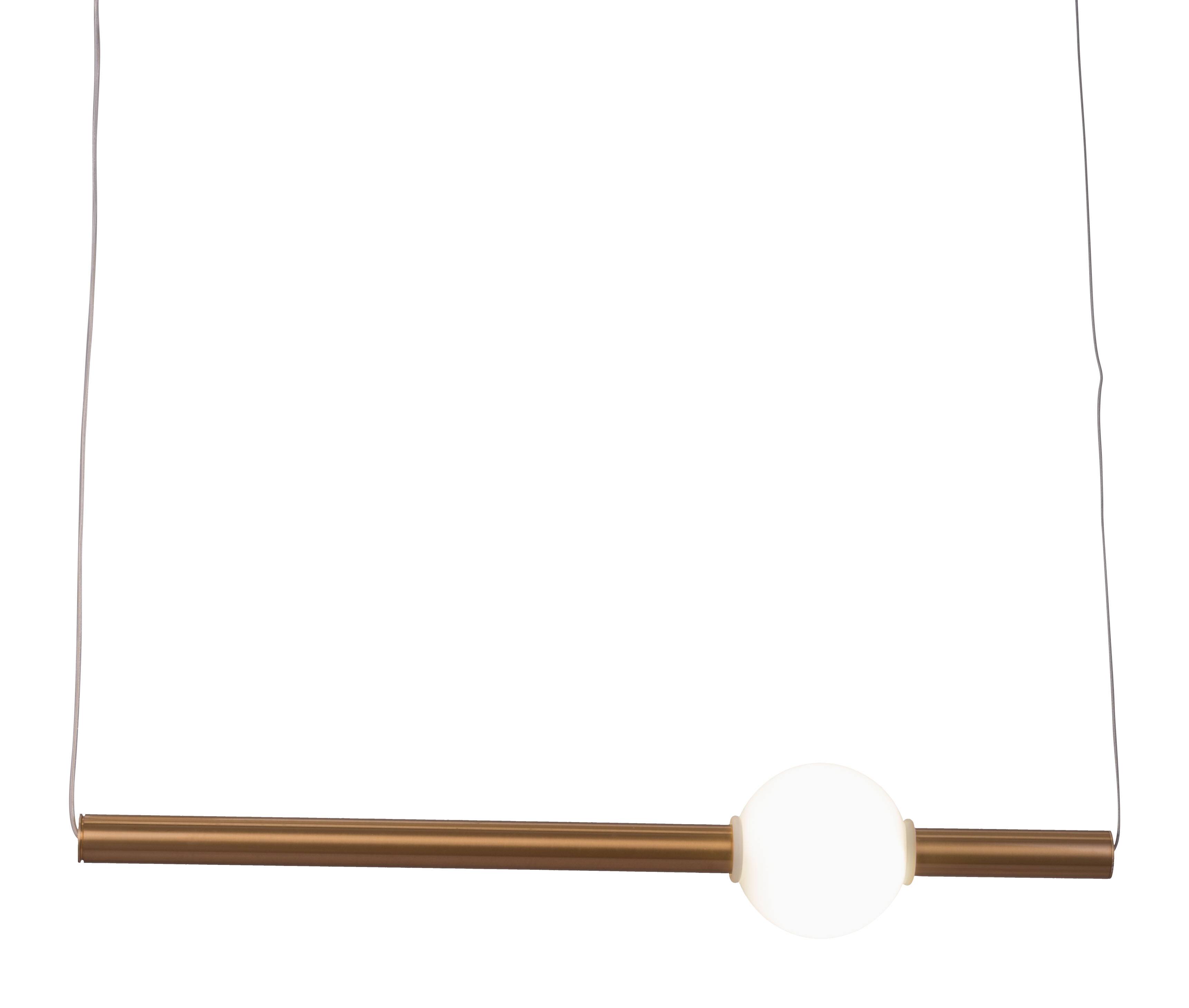 Alt View 2. Hivvago - Adeo Ceiling Lamp Brass - Brass.