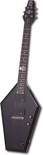 Angle Standard. Schecter - Casket Custom 6-String Full-Size Electric Guitar - Gloss Black.