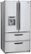 Alt View Standard 4. LG - 24.7 Cu. Ft. French Door Refrigerator with Thru-the-Door Ice and Water - Stainless-Steel.