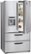 Alt View Standard 5. LG - 24.7 Cu. Ft. French Door Refrigerator with Thru-the-Door Ice and Water - Stainless-Steel.