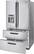 Left Standard. LG - 24.7 Cu. Ft. French Door Refrigerator with Thru-the-Door Ice and Water - Stainless-Steel.
