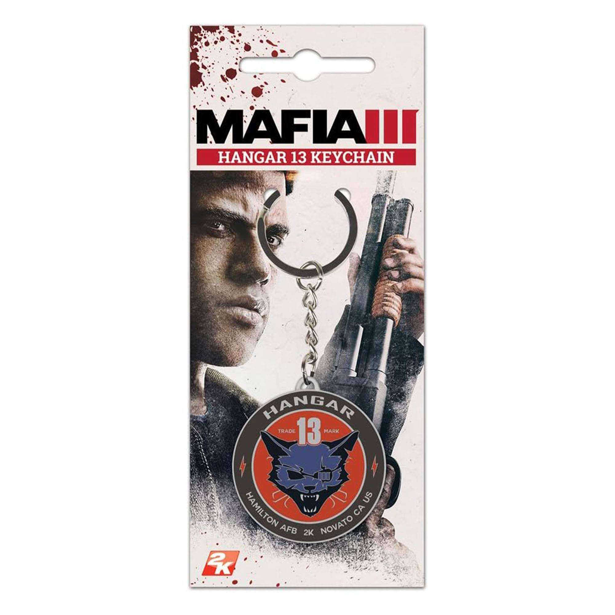 MAFIA III HANGAR 13 KEYCHAIN HANGAR TRADE 13 MARK US HAMILTON AFB NOVATO CA 2K