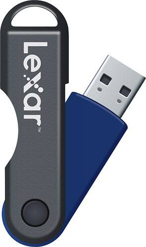 Front Standard. Lexar - TwistTurn 8GB USB 2.0 JumpDrive.