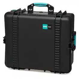 HPRC - 2700WSSK Wheeled Resin Hard Case with Second Skin, Black with Blue Handle