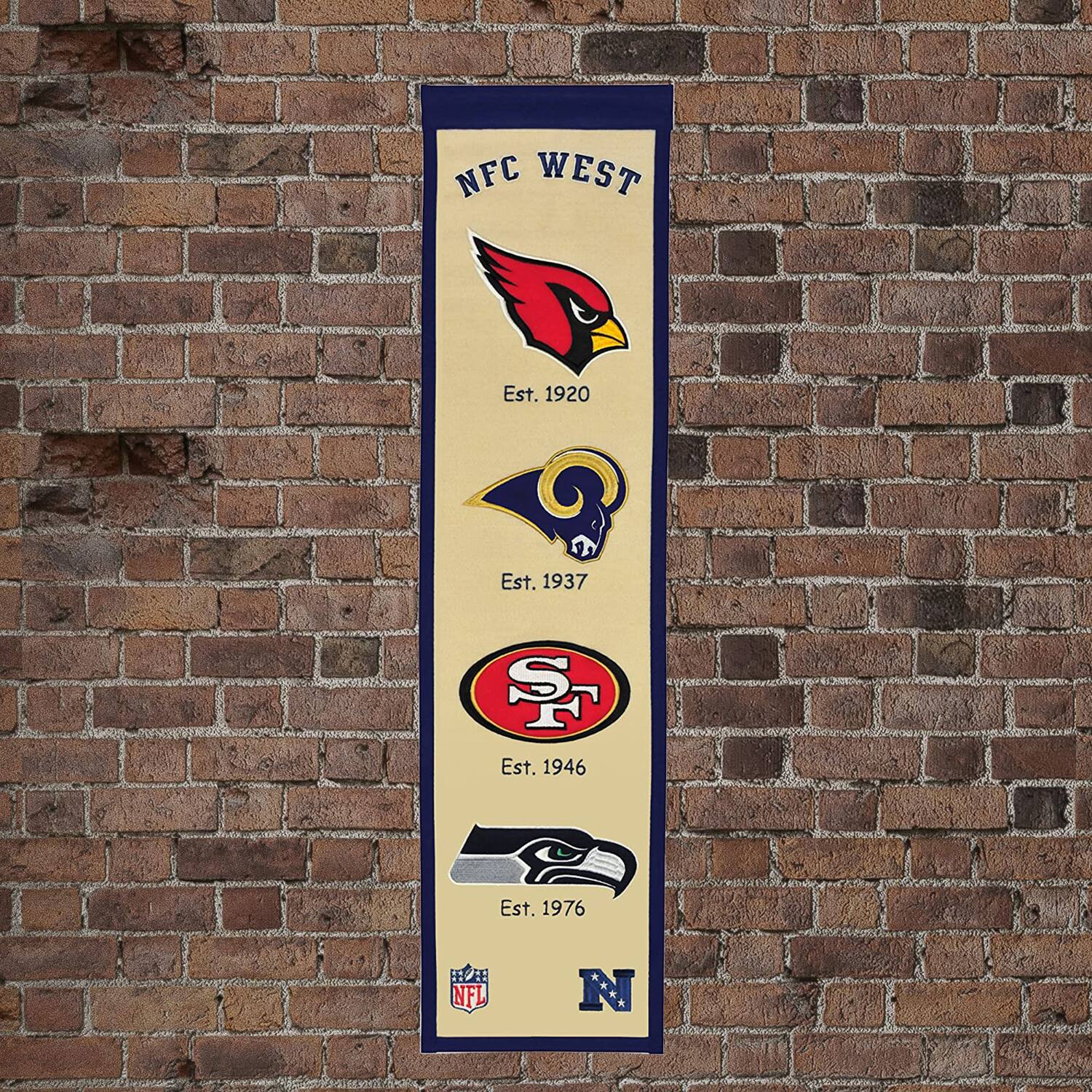NFC WEST

Est. 1920
Est. 1937
Est. 1946
Est. 1976

NFL