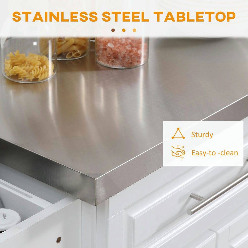 STAINLESS STEEL TABLETOP

- Sturdy
- Easy-to-clean