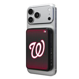 Keyscaper - Washington Nationals Wireless Magnetic Power Bank - Black