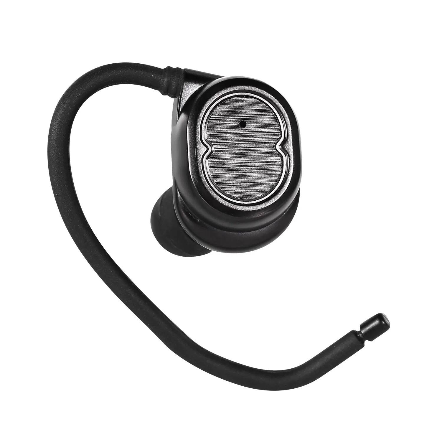 Alt View 3. BEARSOLIM - Wireless 5.0 Earbuds IPX4 Touch In-Ear Stereo Earphone Noise Canceling Earpieces 32.8 ft Transmission Range - black.