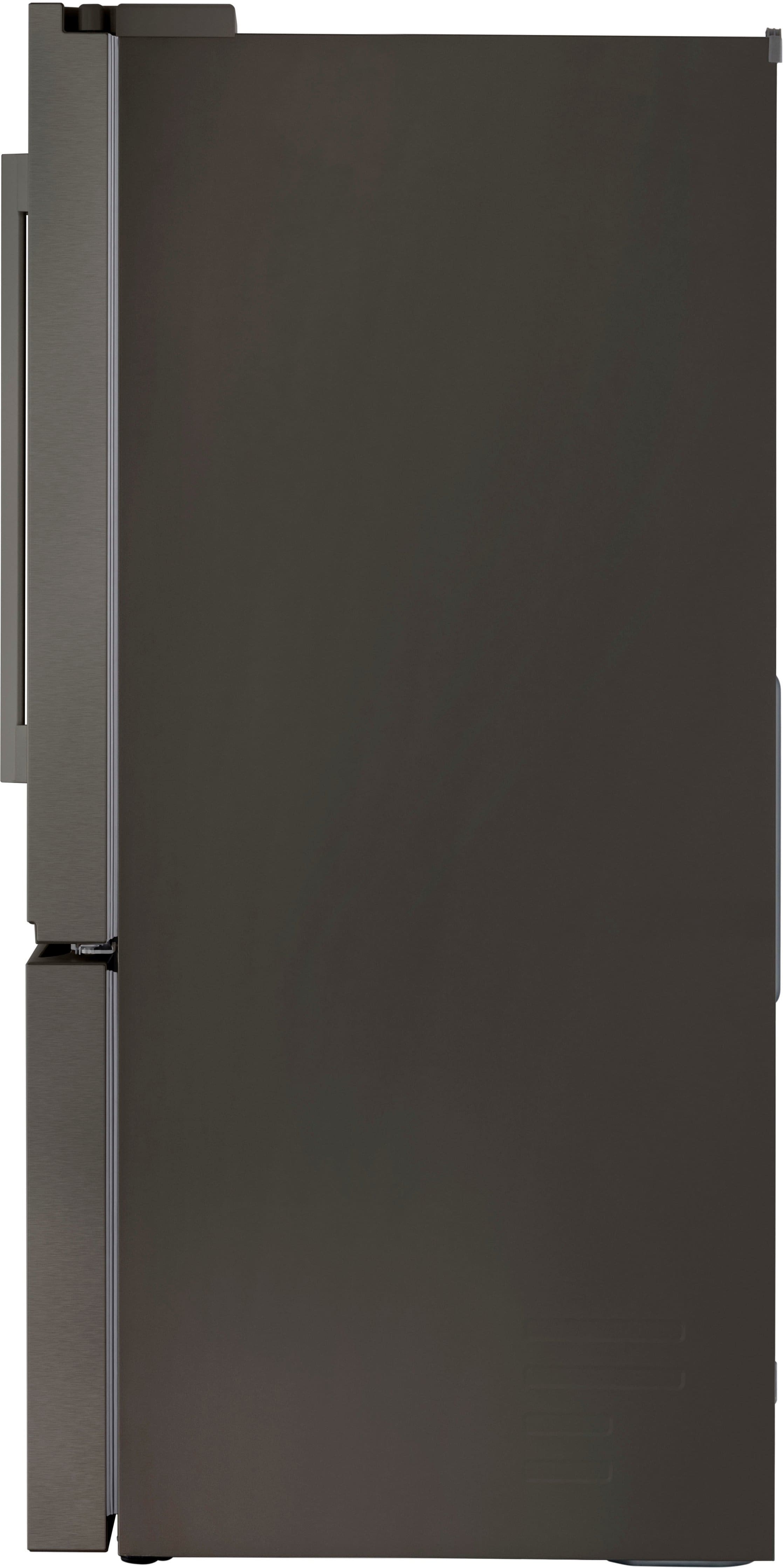 Alt View 20. LG - Standard-Depth MAX 24.5 Cu. Ft. Smart French Door Refrigerator with Dual Ice - PrintProof Black Stainless Steel.