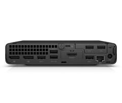 Left. HP - EliteDesk 800 G6 DM i5-10500T 16GB 512GB SSD Win 11 Pro Wi-Fi KB/Mouse - Black.