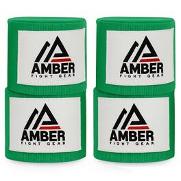 Amber Sporting Goods - Amber Fight Gear Mexican Style 200" Handwrap, MMA/Boxing, 2 Pairs - Green