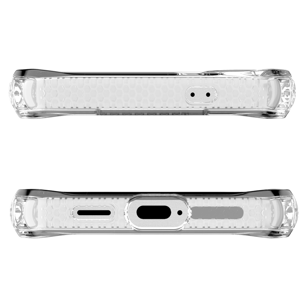 Alt View 2. Itskins - ITSKINS Hybrid_R // Clear Series Magnetic Case for Samsung Galaxy (S25+) - Clear - Clear.