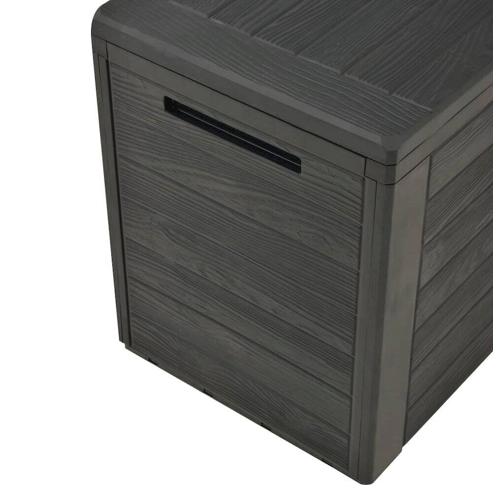 Alt View 5. vidaXL - vidaXL Storage Box Anthracite Polypropylene - Anthracite.