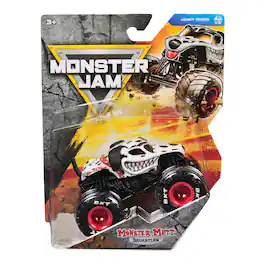 Monster Jam - 2026 1:64 Die-Cast Monster Mutt Dalmatian Series 45 Legacy Truck, Official BKT Tires, Ages 3+ - White