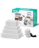 VEVOR - Vacuum Storage Bags, 15 Pack Space Saver Seal Bag(3 Jumbo/3 Large/3 Medium/3 Small/3 Roll), Compression Airtight Zipper - Clear