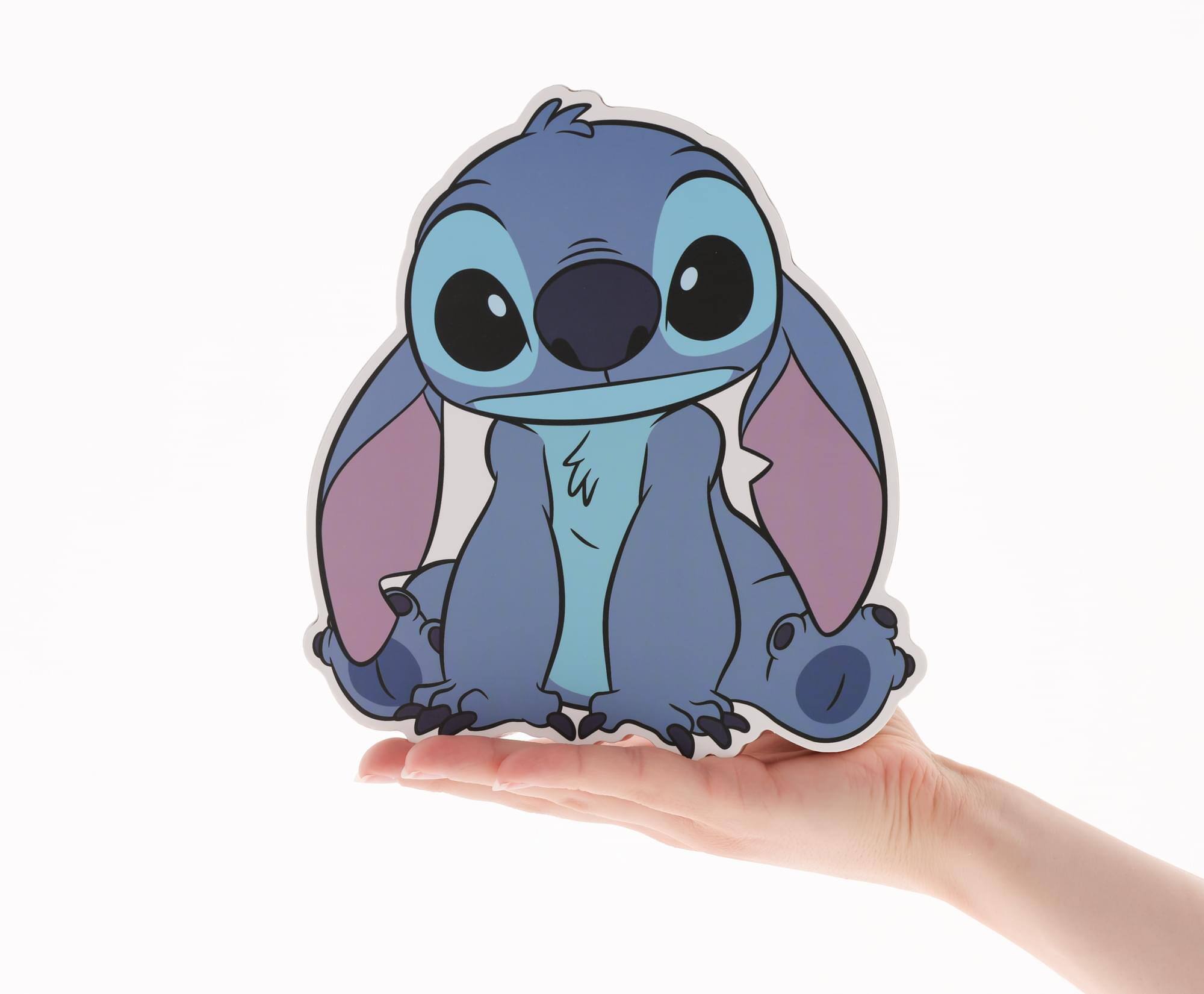 Alt View 2. Silver Buffalo - Disney Lilo & Stitch Cute Pose Die-Cut Wooden Wall Art | 7 x 8 Inches - Blue.