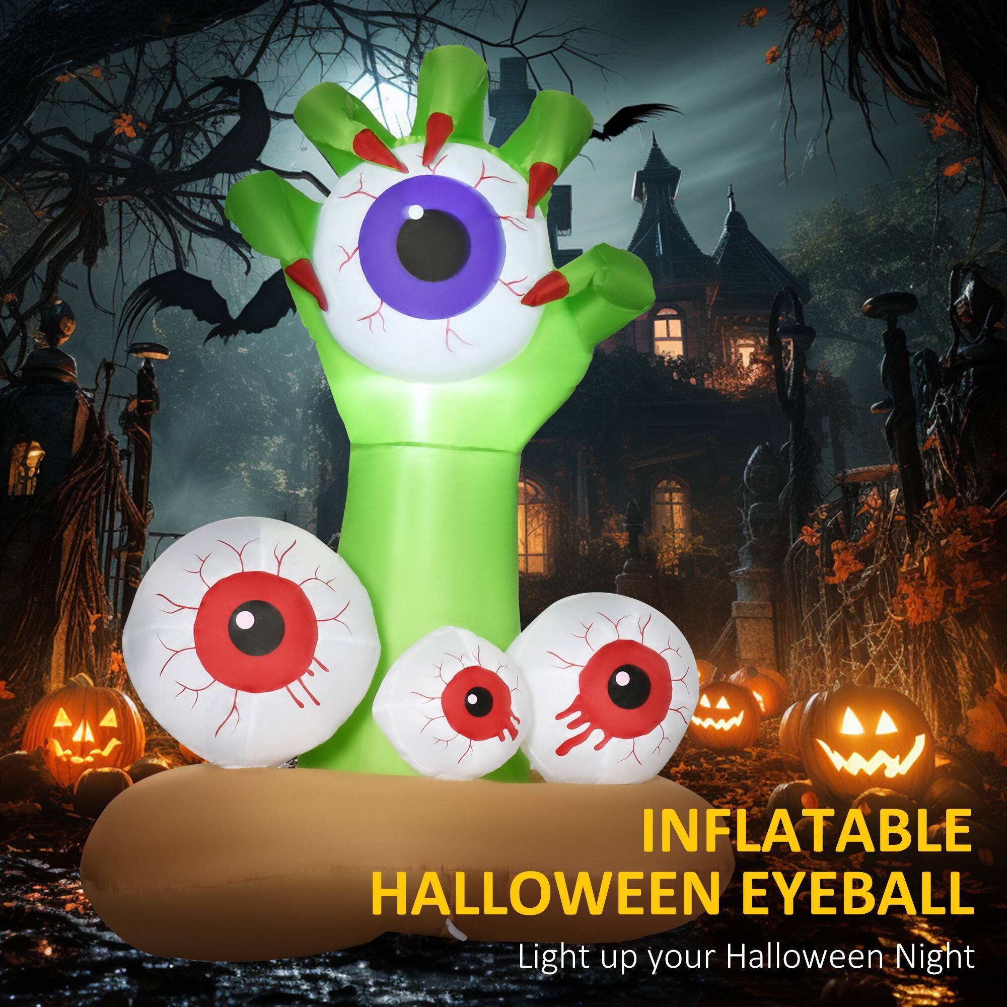 INFLATABLE HALLOWEEN EYEBALL  
Light up your Halloween Night