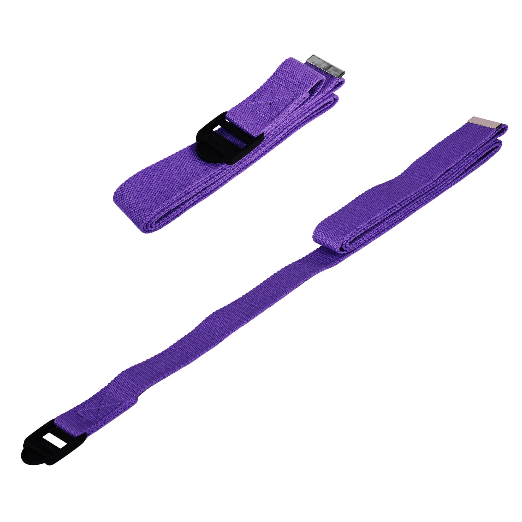 Alt View 8. BalanceFrom Fitness - BalanceFrom Fitness 7 Piece Yoga Set with Mat, Stretch Strap, & Knee Pad, Purple - Purple.