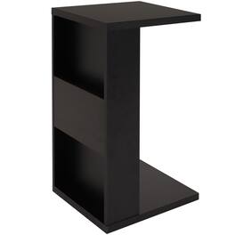 Sunnydaze - 2-in-1 Multi-Use Accent Side Table - Black