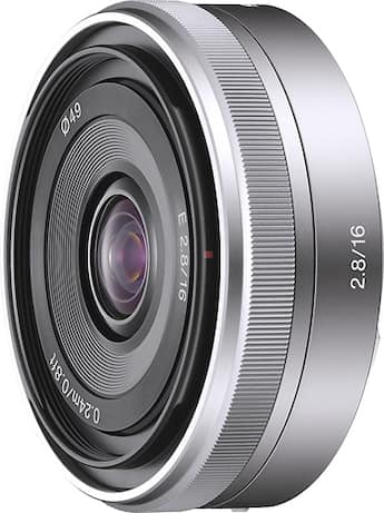 Sony 16mm f/2.8 E Mount Wide Angle Lens Silver - Best Buy Sony 16mm f/2.8 E Mount Wide Angle Lens Silver - Best Buy