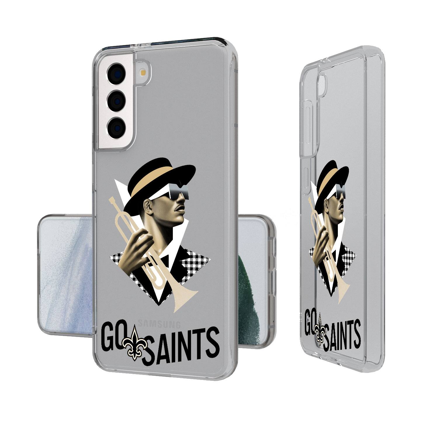 Keyscaper - NFL - New Orleans Saints Galaxy Clear Case - S25 - Multicolor price history on PriceWatchPro