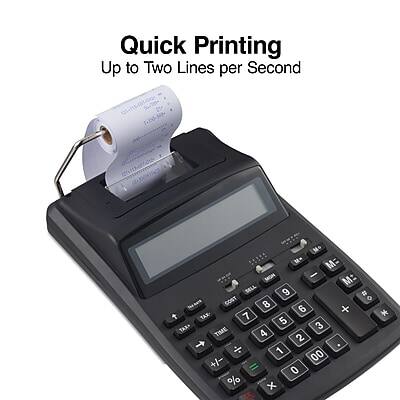 Quick Printing  
Up to Two Lines per Second  

TAX SELL 9  
COST 8  
TAE- 7  
TIME 4  
1 00 +1- = 0 % x + . # . *