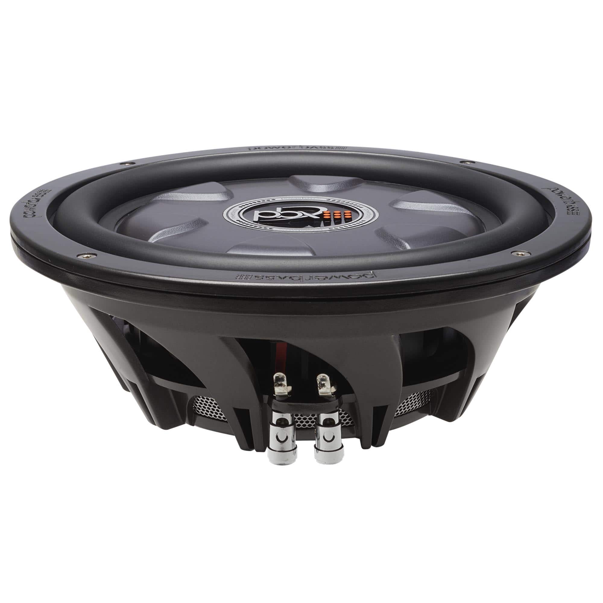 Powerbass - XL-1040TD - 10" Dual 4-Ohm Shallow Mount Subwoofer - Black/Gray