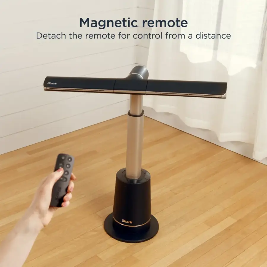 Magnetic remote control: Detach the remote for control from a distance.
