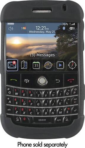 Front Standard. OtterBox - Impact Series Case for BlackBerry Bold Mobile Phones - Black.