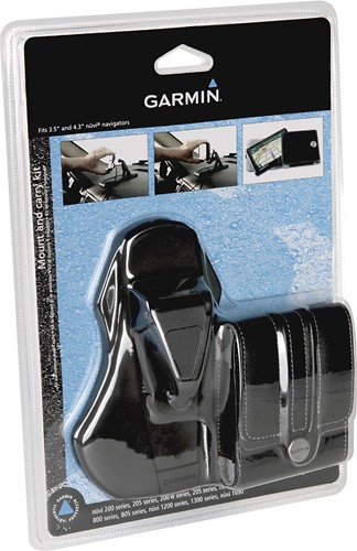  Garmin - 010-11280-10 Portable Friction Mount and Carrying Case - Black