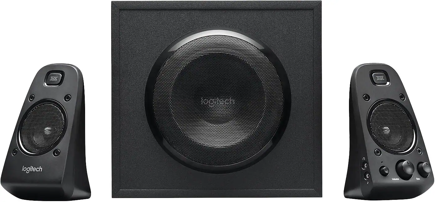 Logitech - Z623 2.1 Speaker System (3-Piece) for PC - Black